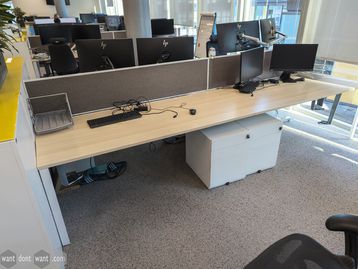 Used 1800mm Herman Miller bench desks