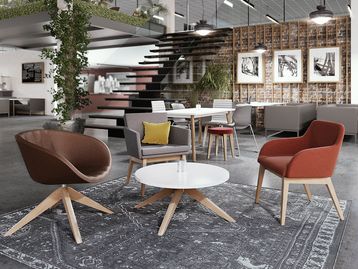 Brand new subtle and understated upholstered chairs!