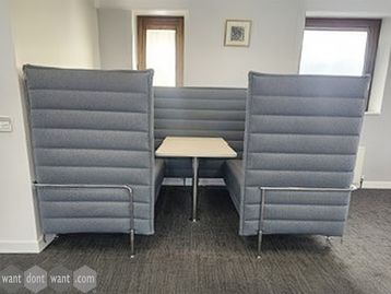 Used Used Vitra Alcove Cabin 4-seater highback booth