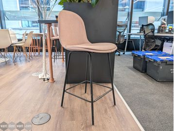 Used 650mm Allermuir pink stool