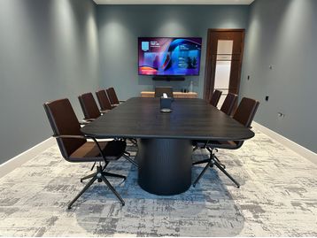 Used 2800mm Rawside meeting table with power