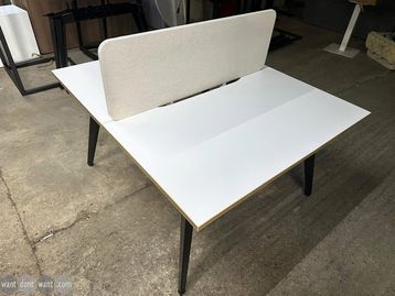 Used 1200mm back-to-back bench desks
