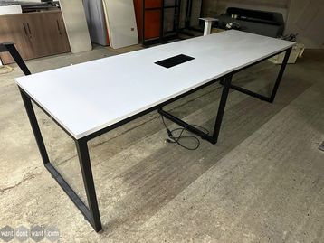 Used 2600mm Spitfire meeting table 
