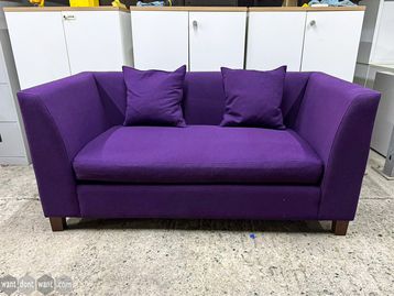 Used Lyndon Design sofa in purple