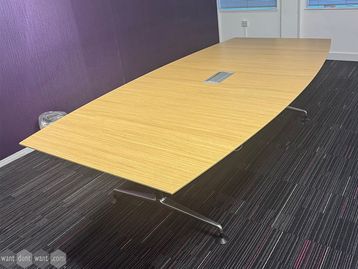 Used 2800mm Orangebox meeting table with power