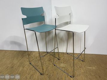 Used 810mm Materia bar stool in blue or white