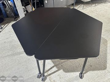 Used 1400mm Ocee Design trapezoidal folding table