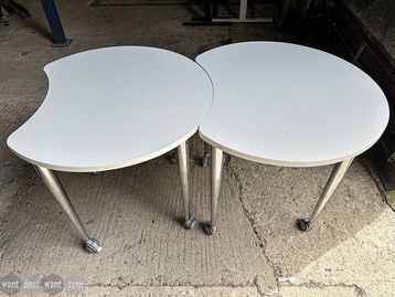 Used 850mm circular folding table