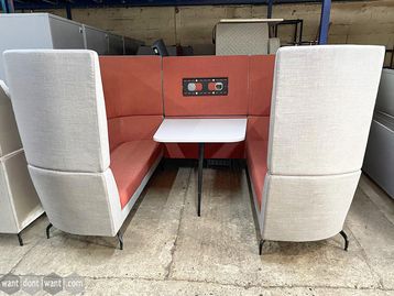 Used Orangebox 4-person booth