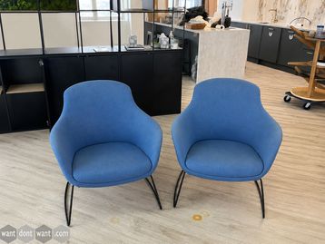 Used Frovi armchair on sled base