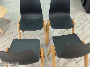 Used Naughtone Polly Wood chair