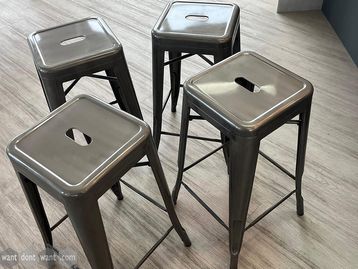Used 670mm metal stool 