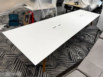 Used 4200mm Frovi meeting table with power