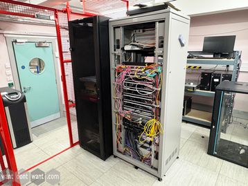 Used 'Prism' Server cabinet in grey metal