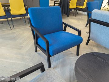 Used Orangebox armchair in blue 