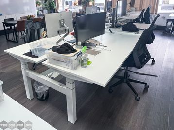 Used 1778mm Herman Miller electric sit-stand desks