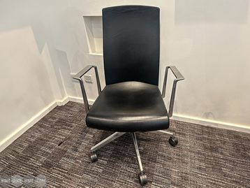 Used black operator chair