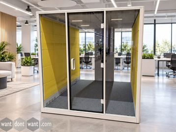 Used Calma Pro acoustic 6-person pod - A-rated acoustic structure