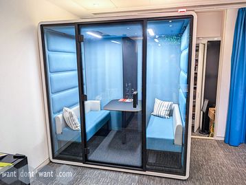 Ex-display HushFree.M 4-person acoustic pod - A-rated acoustic structure