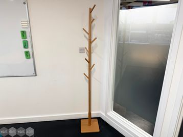 Used wooden coat stand