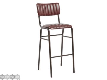 Brand new stackable faux leather high stools