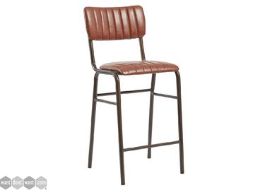 Brand new stackable faux leather stools