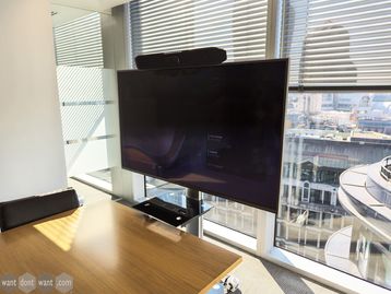 Used 60 Samsung display with stand