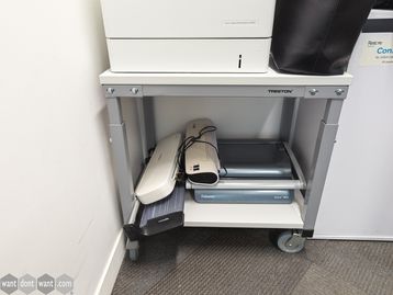 Used 700mm Treston height-adjustable trolley 