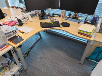 Used 1600mm executive desk 