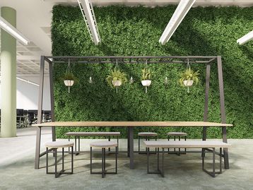 New bold & characterful tabling system for collaborative vibrant workspaces