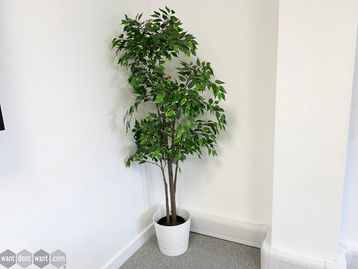 Used fake plant in pot