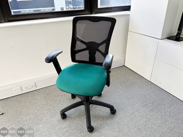 Used mesh back operator chairs