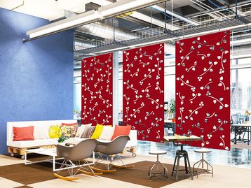 New Suspended Acoustic Zoning Screen