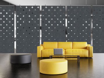 New Suspended Acoustic Zoning Screen