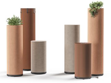 New Acoustic PET Felt Columns