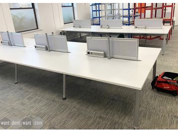 Used 1500mm Herman Miller Abak bench desks 