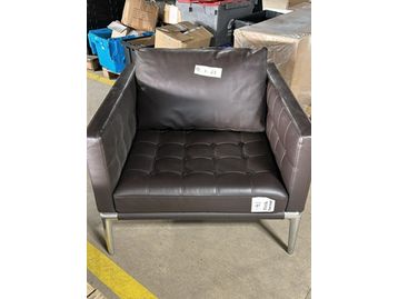 Used Cassina leather armchair