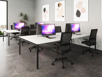 New Bench Desks available with 600mm or 800mm deep tops