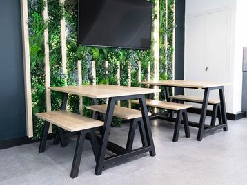 New Collaborative Table & Bench Sets (Also available separately)