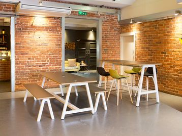 New Collaborative Table & Bench Sets (Also available separately)