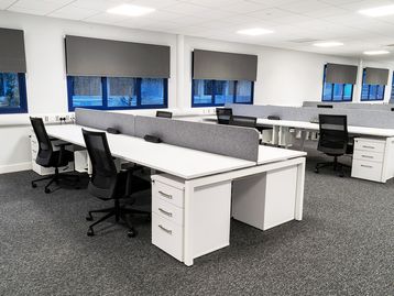 New Desks with Sliding Tops & Cable Trays as Standard