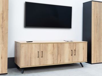 New 4-Door Credenza with Choice of Finish 