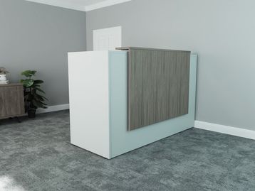 New Reception Desks with Choice of Size & Finish