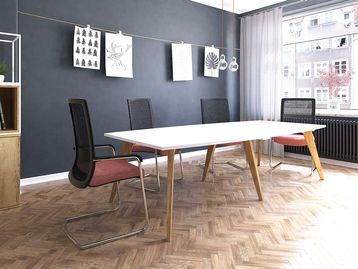 New Boardroom Tables with Solid Oak Legs