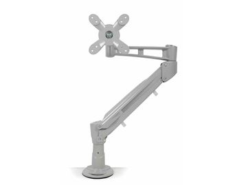 Brand New Gas Lift Single Silver Monitor Arms for 3.5Kg + Monitors