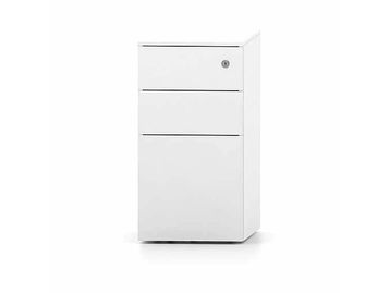 Brand New Slim White Under Desk Office Pedestal
