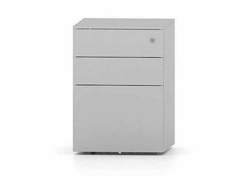 Brand New Silver Under Desk Office Pedestal