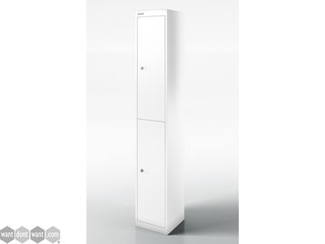 Brand New Bisley Steel Lockers with Choice of Finish - 2 Door