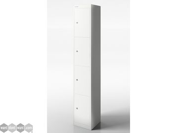 Brand New Bisley Steel Lockers with Choice of Finish - 4 Door
