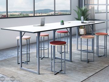 Brand new high poseur tables with choice of 12 frame colours